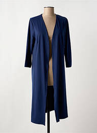 Gilet manches longues stretch bleu FRANCE RIVOIRE femme