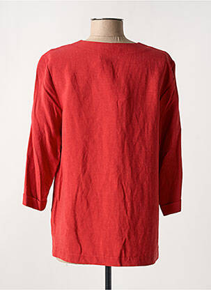 Veste casual col rond rouge GRIFFON femme