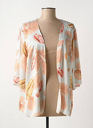 Veste casual coupe droite beige ESTEL COLLECTION femme