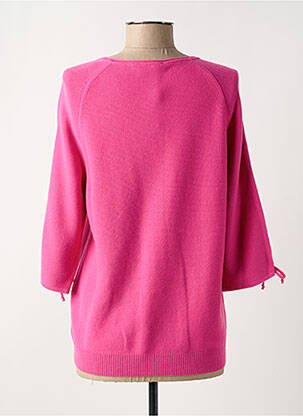 Gilet manches longues manches 3/4 rose THOMAS RABE femme
