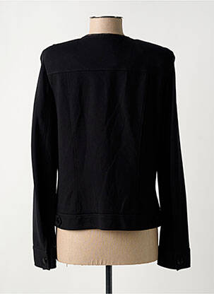 Veste casual col rond noir FRANK WALDER femme