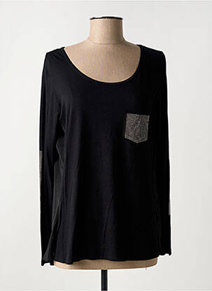 T-shirt manches longues manches longues noir THOMAS RABE femme