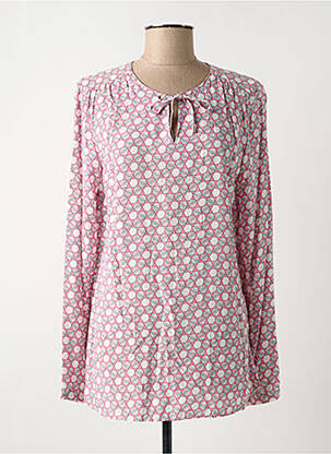 Blouse poignets boutonnés avec fente manches longues rose OLSEN femme