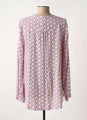 Blouse col rond manches longues rose OLSEN femme