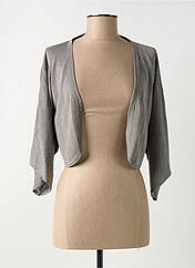 Gilet manches longues gris DANEVA pour femme seconde vue