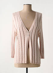 Gilet manches longues rose DIVAS pour femme seconde vue