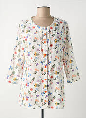 Chemisier blanc FRANCE RIVOIRE pour femme seconde vue