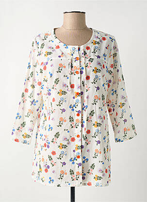 Chemisier blanc FRANCE RIVOIRE pour femme