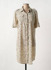 Robe mi-longue beige NUMEROLOGIE pour femme seconde vue