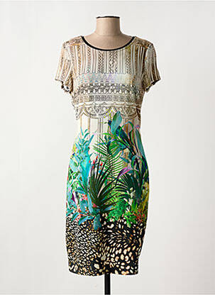 Robe mi-longue beige STEILMANN pour femme