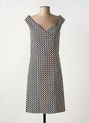 Robe mi-longue noir ELEONORA AMADEI pour femme