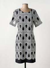 Robe mi-longue noir FRANCE RIVOIRE pour femme seconde vue