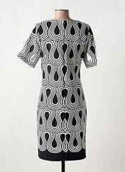 Robe mi-longue noir FRANCE RIVOIRE pour femme seconde vue