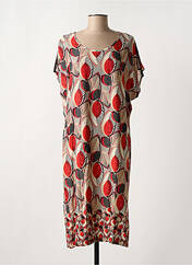 Robe mi-longue rouge GRIFFON pour femme seconde vue