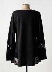 Tunique manches longues noir QUATTRO pour femme seconde vue