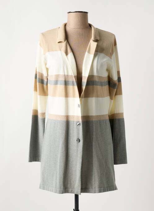 Gilet manches longues beige EUGEN KLEIN pour femme