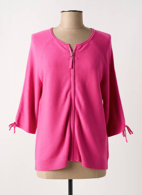 Gilet manches longues rose THOMAS RABE pour femme