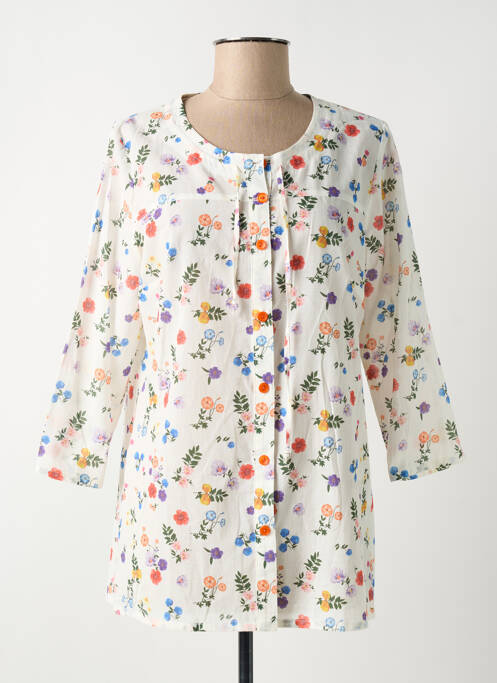 Chemisier blanc FRANCE RIVOIRE pour femme