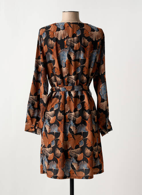 Robe courte marron MAELLE pour femme