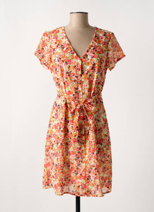 Robe courte orange ONLY pour femme