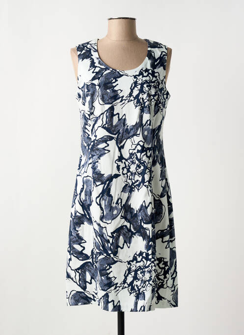 Robe mi-longue blanc FRANCE RIVOIRE pour femme