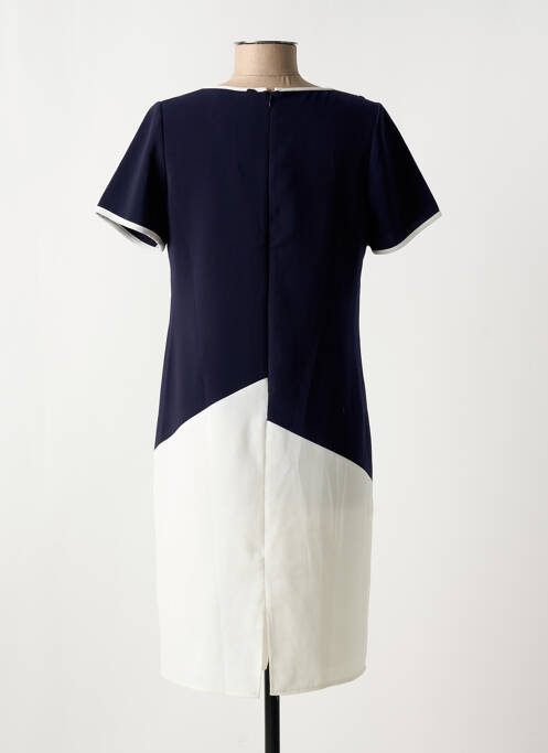 Robe mi-longue bleu FRANCE RIVOIRE pour femme