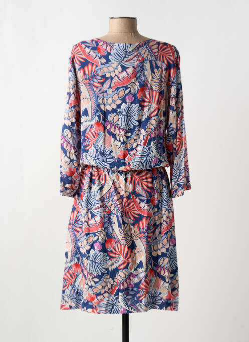 Robe mi-longue bleu GRIFFON pour femme