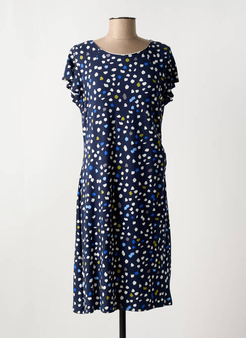 Robe mi-longue bleu HAJO pour femme