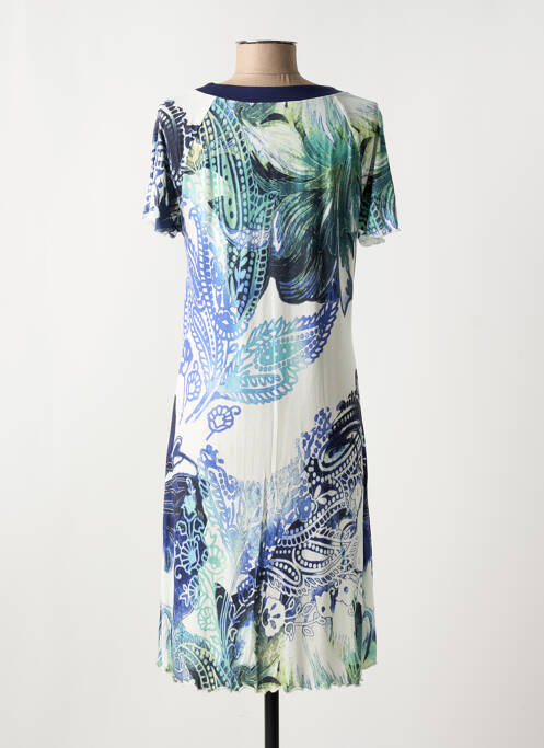 Robe mi-longue bleu HAJO pour femme