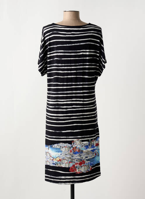 Robe mi-longue noir HAJO pour femme