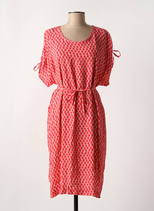 Robe mi-longue rouge GRIFFON pour femme