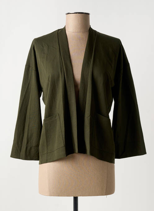 Veste casual vert WNT COLLECTION pour femme