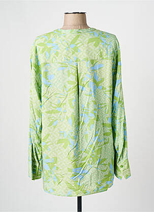 Blouse imprimé fantaisie manches longues vert OLSEN femme