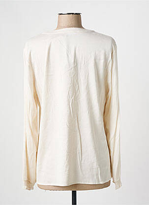 Blouse manches longues manches longues beige LE COMTE femme