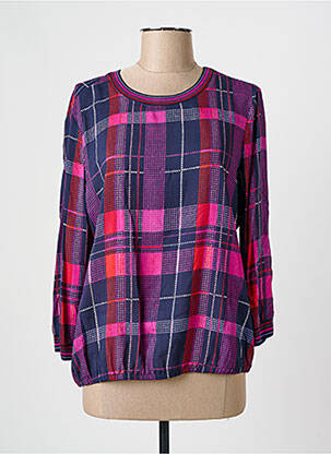 Top imprimé fantaisie manches longues violet RABE femme