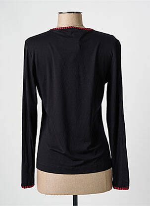 Top coupe cintrée manches longues noir FILIPINE LAHOYA femme
