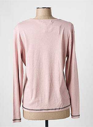 Top imprimé fantaisie manches longues rose THE STYLE femme