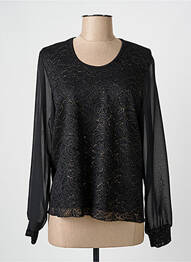 T-shirt manches longues manches longues noir GRIFFON femme