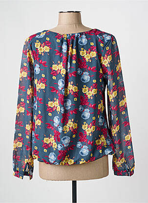 Blouse imprimé fantaisie manches longues gris MD'M femme