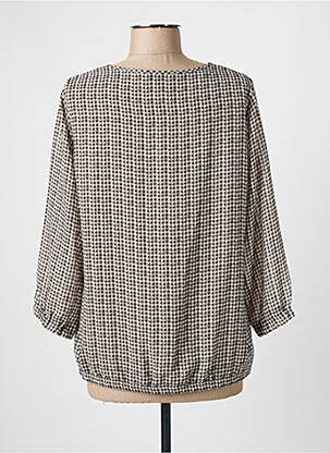 Blouse imprimé fantaisie manches longues beige RABE femme