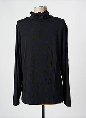 Top coupe cintrée manches longues noir HAJO femme