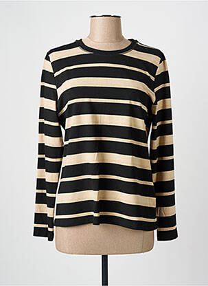 Top imprimé fantaisie manches longues noir TUZZI femme