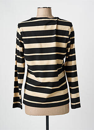 Top imprimé fantaisie manches longues noir TUZZI femme