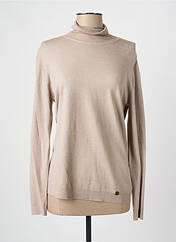 Pull col roulé beige CONCRETO pour femme seconde vue