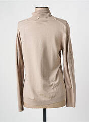 Pull col roulé beige CONCRETO pour femme seconde vue