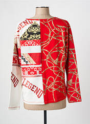 Sweat-shirt rouge TUZZI pour femme seconde vue