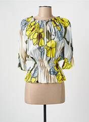 Top jaune ELEONORA AMADEI pour femme seconde vue