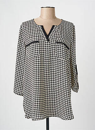 Tunique manches longues noir GRIFFON pour femme