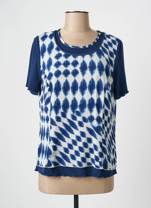 Top bleu FRANCE RIVOIRE pour femme