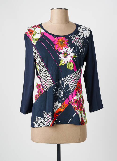 Top bleu FRANK WALDER pour femme